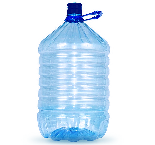 Бутыль для воды 19л из одноразового ПЭТ