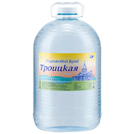 Родниковый край, Троицкая долина 6 л ПЭТ
