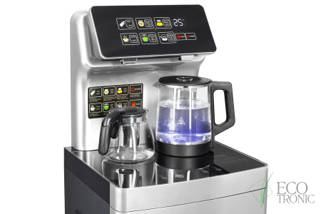 Кулер с чайным столиком Тиабар Ecotronic TB15-LER silver