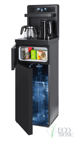 Кулер с чайным столиком Тиабар Ecotronic TB13-LNR black