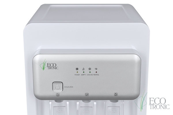 Кулер для воды Ecotronic K43-LXE white-silver