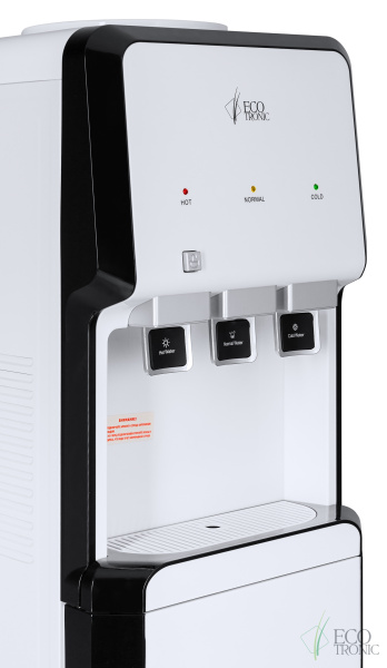 Кулер для воды Ecotronic V33-LCE white-black