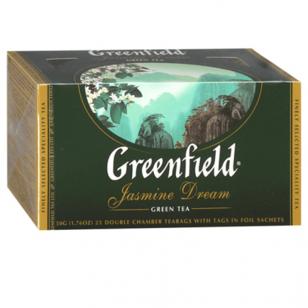 Чай Greenfield Jasmine Dream зеленый 25 пакетиков
