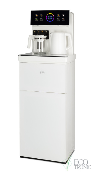 Кулер с чайным столиком Тиабар Ecotronic  TB25-LNR white