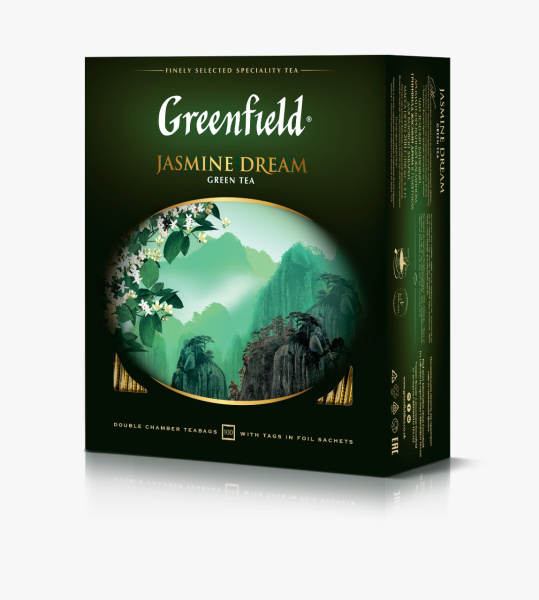 Чай Гринфилд / Greenfield Jasmine Dream зеленый